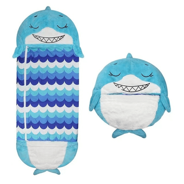 Animal Character Sleeping Bag for Kids – Plush Sleep Friend with Built-In Pillow for Sleepovers & Travel