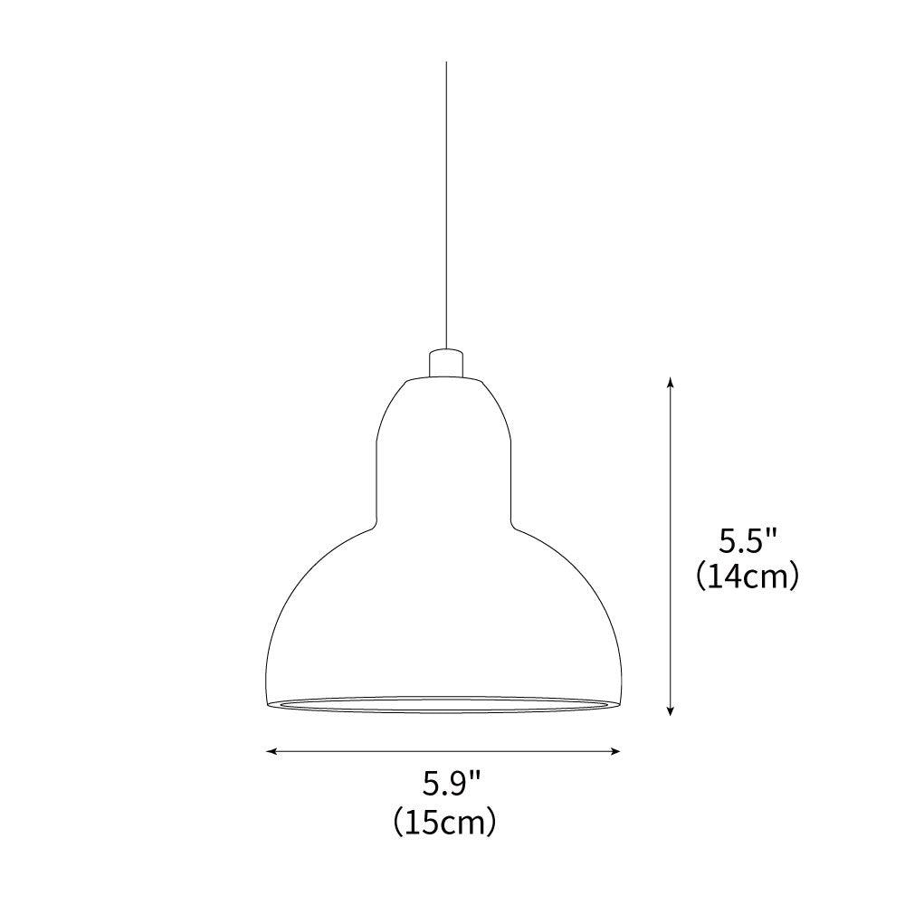 Lámpara colgante de piedra E26 40W, luz cenital de textura natural para isla, barra de cocina o rincón de desayuno, luz descendente enfocada | Thomler