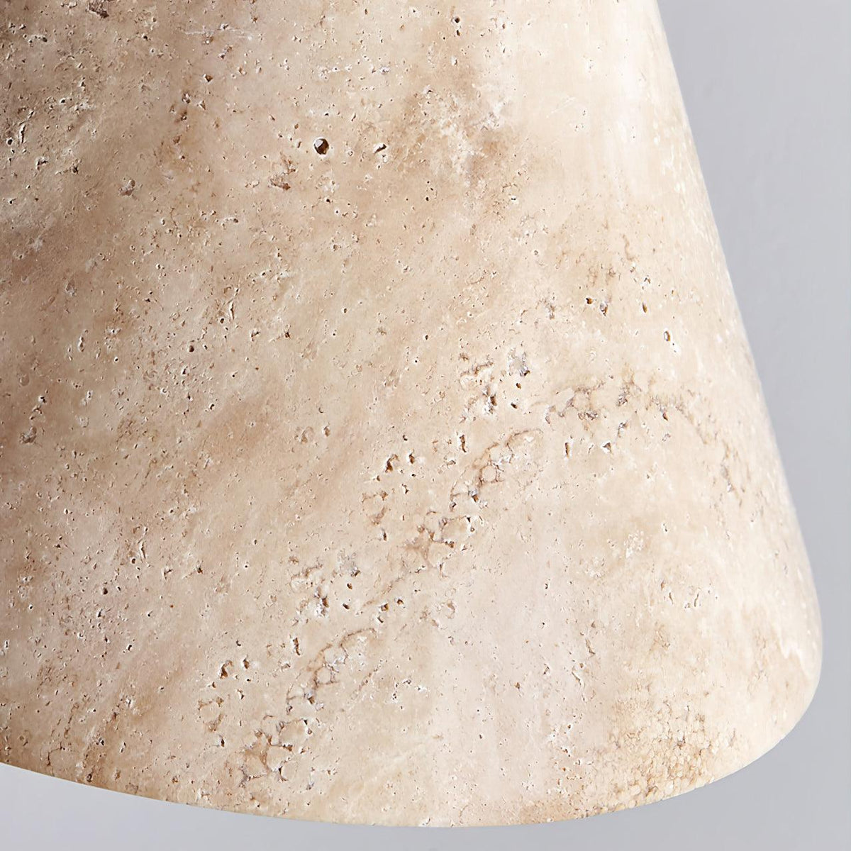 Lámpara colgante de piedra E26 40W, luz cenital de textura natural para isla, barra de cocina o rincón de desayuno, luz descendente enfocada | Thomler