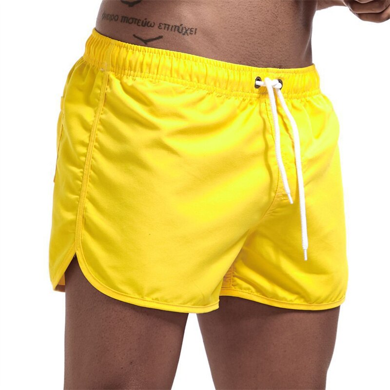 Heren zwemshort met sneldrogende stof, trekkoord en achterzak – Levendige kleuren voor strand en zwembad