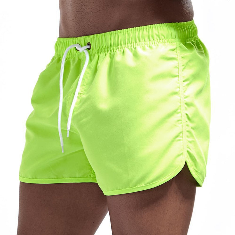 Heren zwemshort met sneldrogende stof, trekkoord en achterzak – Levendige kleuren voor strand en zwembad