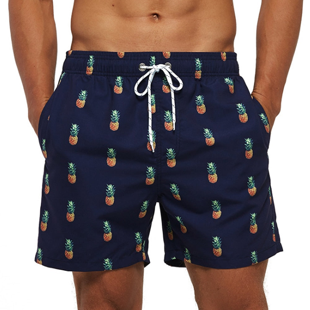 Heren zwemshort met trekkoord, sneldrogende en lichtgewicht boardshorts met mesh-voering voor strand en zwembad
