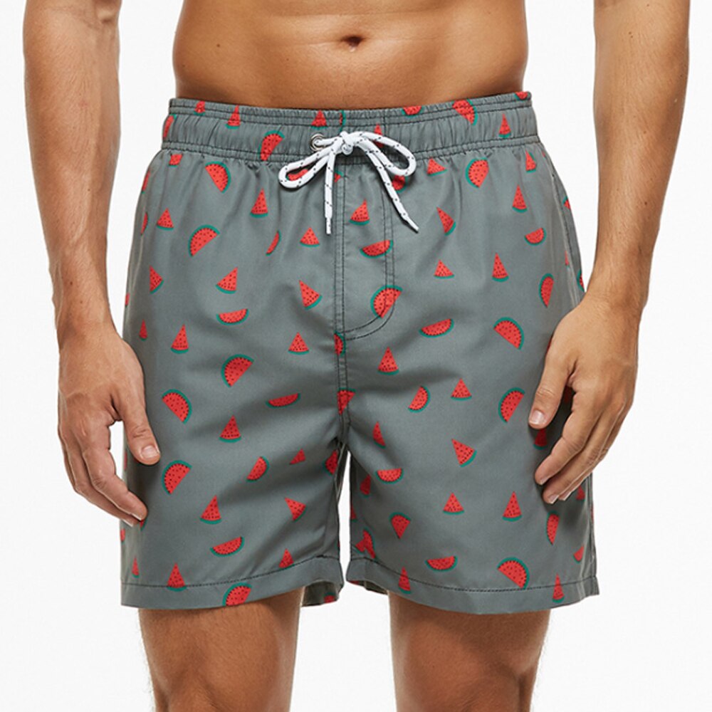 Heren zwemshort met trekkoord, sneldrogende en lichtgewicht boardshorts met mesh-voering voor strand en zwembad