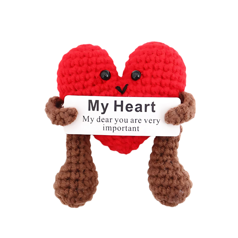Handmade Mini Plush Companion – Soft Cotton Yarn Toy for Desk, Shelf & Pocket – Stress Relief Cuddle Buddy – Kids & Adults – Cute Animal