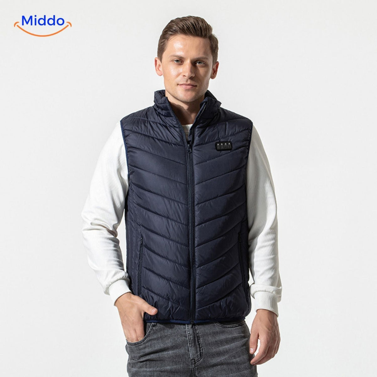 USB Heated Vest for Men – 3 Temperature Settings, Lightweight Insulated Warmth for Hiking & Outdoor Work