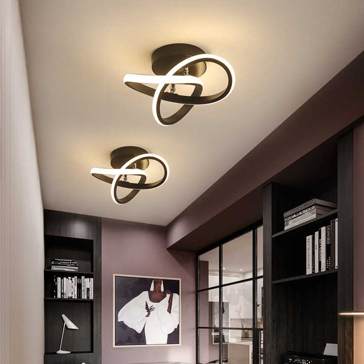 Verstellbare LED-Deckenleuchte mit schwenkbaren Armen – Dimmbare, moderne Deckenlampe für Wohnzimmer, Schlafzimmer, Büro & Küche