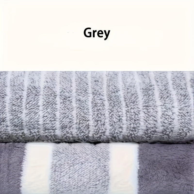 Coral-Fleece-Handtuchset, 8-teilig, schnell trocknend, leicht, für Dusche, Bad, Fitnessstudio, Reise, Zuhause, Badezimmer, neutrale Töne, 300 g/m² Mikrofaser | Thomler
