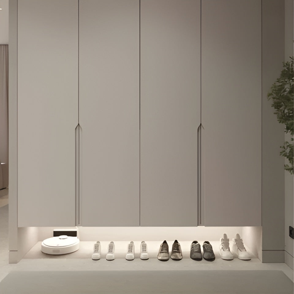Bewegingssensor onderkast led-lichtbalk oplaadbaar draadloos voor keuken, kledingkast en garderobe USB-C aluminium wit 12-16 inch slank profiel | Thomler