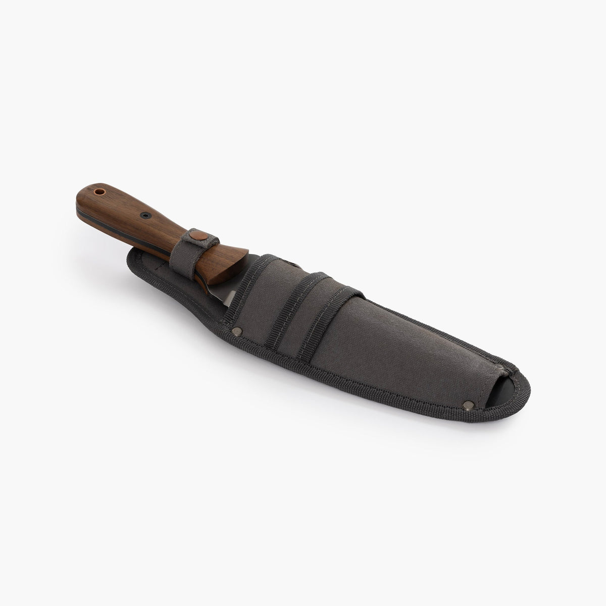 Japanese-Style Garden Digging Knife with Serrated Edge & Walnut Handle for Weeding, Planting & Transplanting | Thomler
