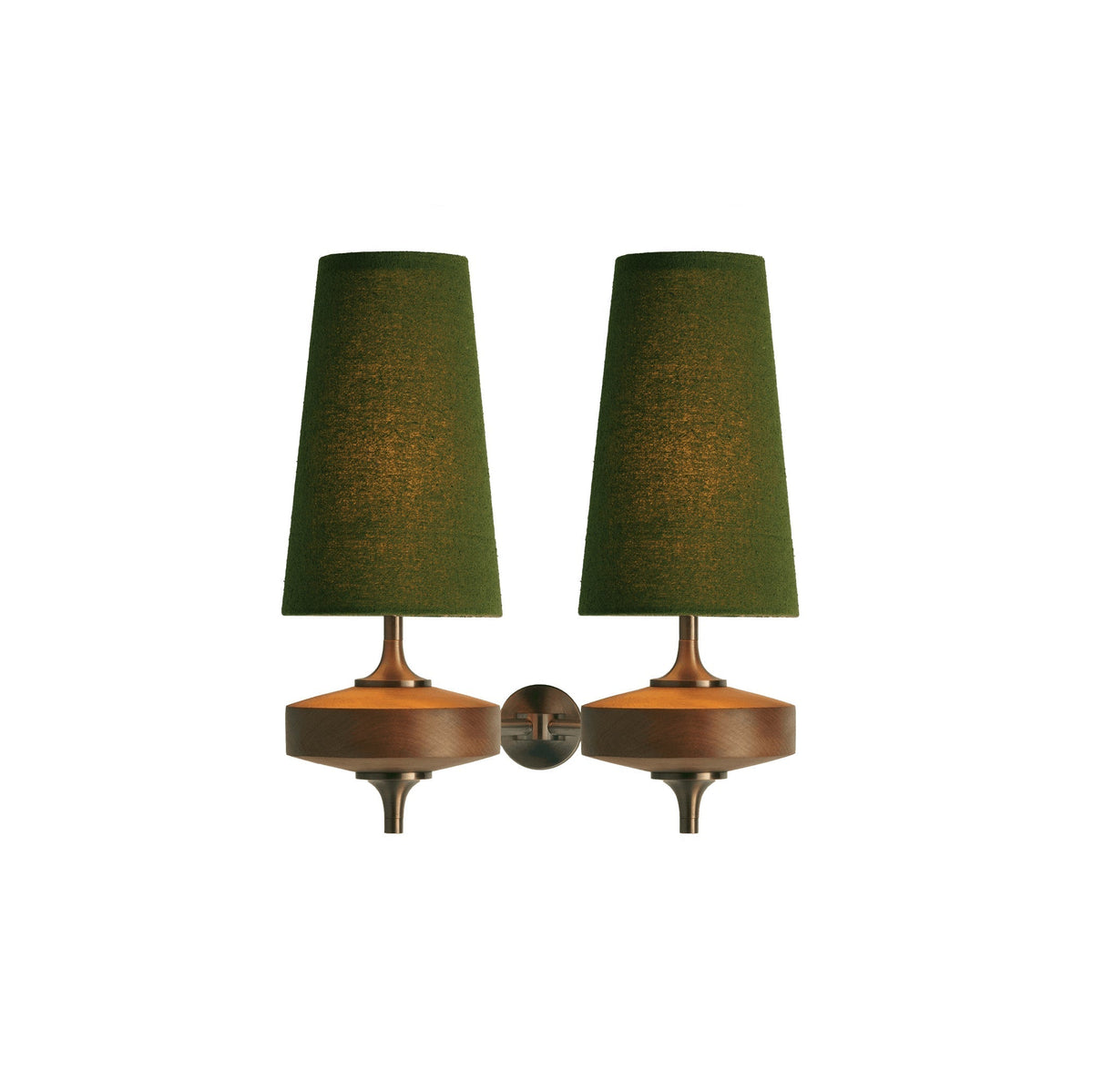 Dual Fabric Sconce Light Fixture Wooden Frame Indoor Lighting Bedroom Hallway Accent Warm Glow 14 in Wide E12 E14 Socket Hardwired Modern Ho | Thomler