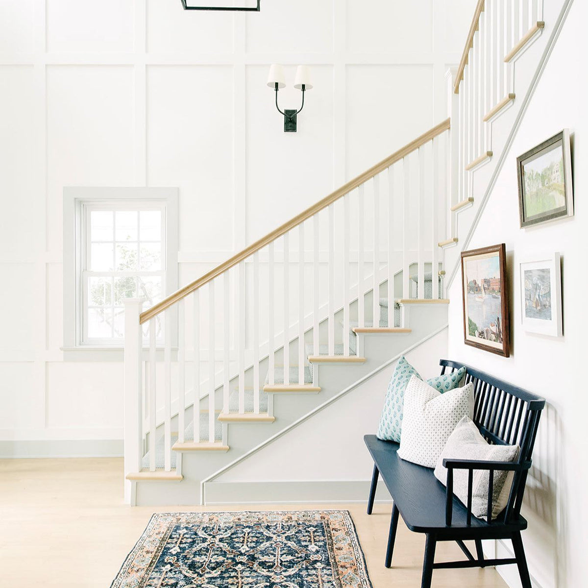 Fabric Shade Sconce Light with Brass Arm for Bedroom Reading & Hallway Accent | E12 Socket, Warm Ambient Glow, Space-Saving Install | Thomler