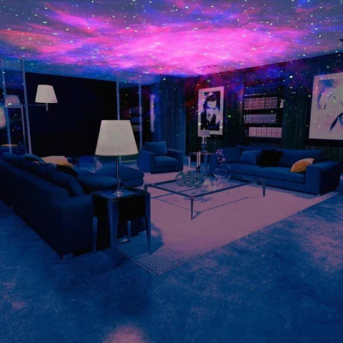 Starry Night Sky LED Projector with Bluetooth Speakers & Remote Control for Bedroom Ceiling Walls | Thomler