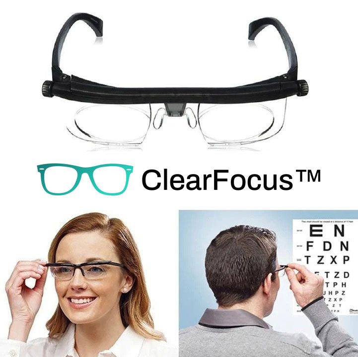 Adjustable Focus Reading Glasses with Dial Control for Near and Distance Vision, Variable Strength Eyewear for Men and Women | Thomler