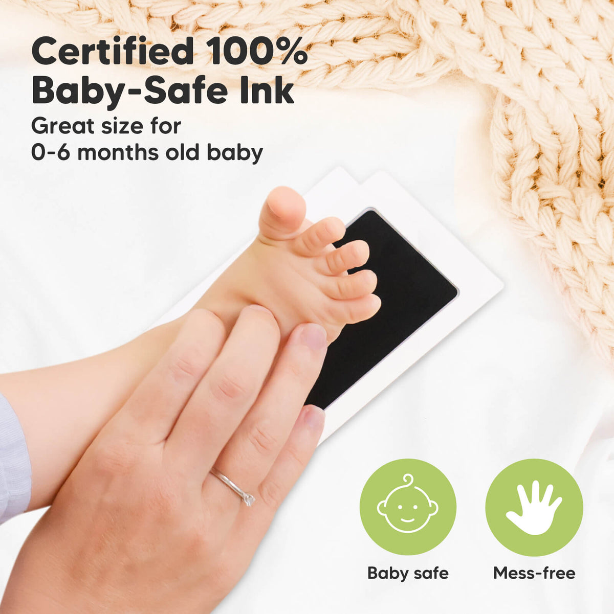 2-Pack Baby Inkless Ink Pads