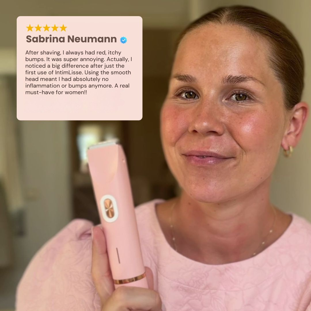 Draadloos elektrisch lichaamsscheerapparaat voor vrouwen | Waterdichte trimmer voor de gevoelige huid | Dubbele scheerkoppen voor nat en droog gebruik | USB-oplaadbaar en reisvriendelijk | Thomler