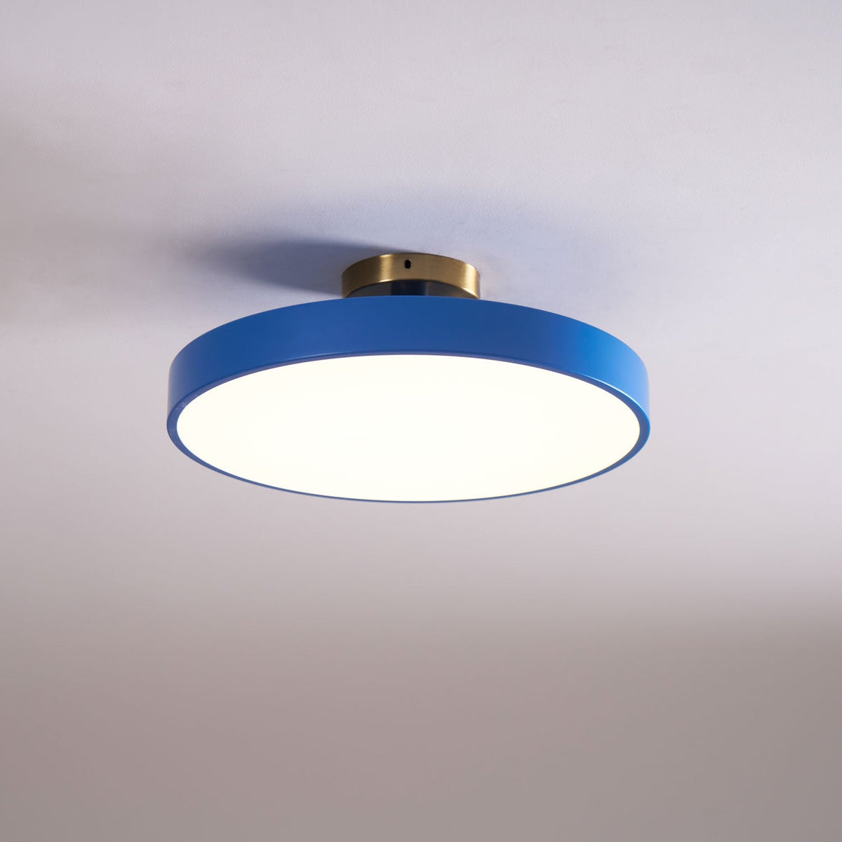Lámpara de techo LED de 12 pulgadas, redonda, regulable, de bajo perfil para dormitorio, cocina, oficina, hogar, acrílico moderno | Thomler