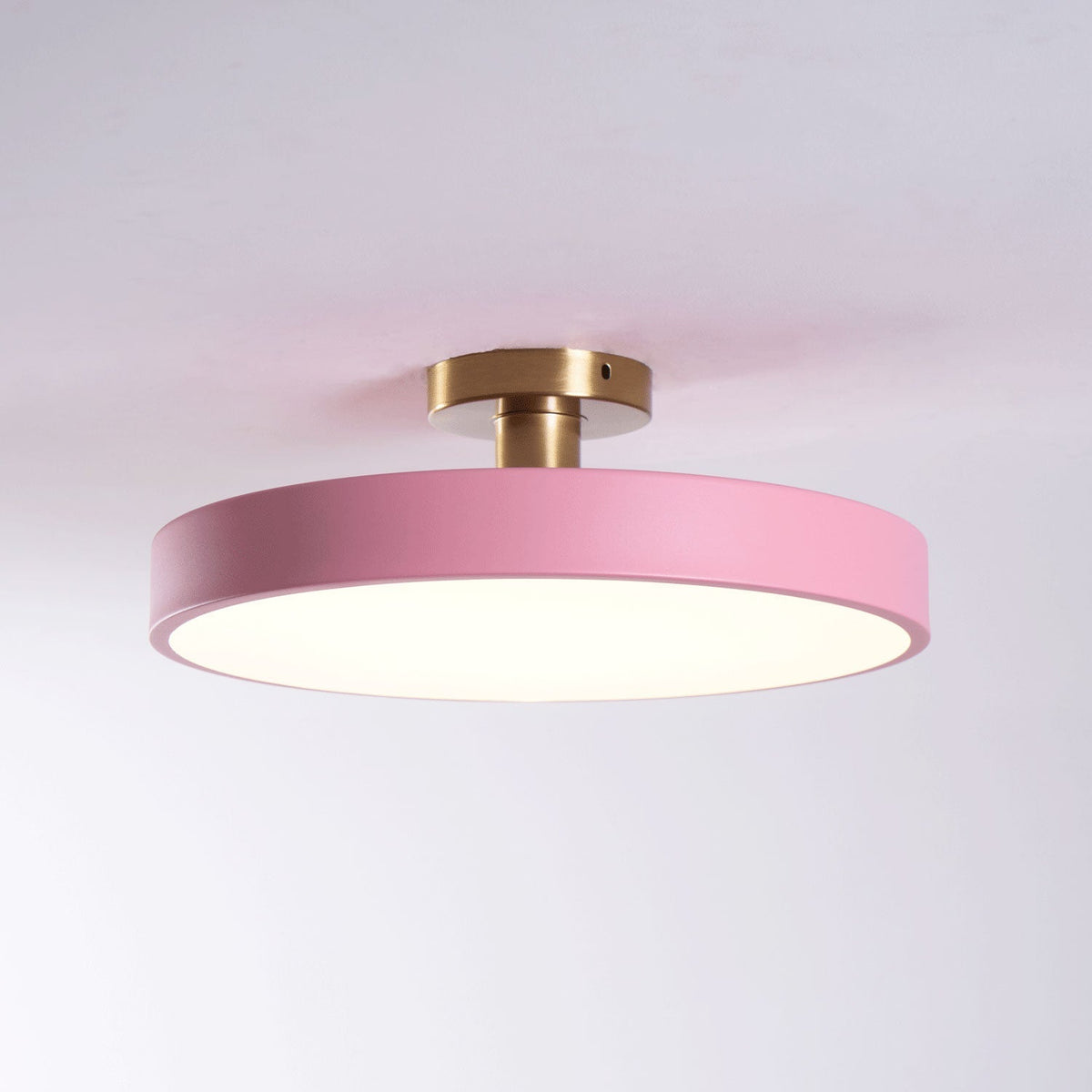 Lámpara de techo LED de 12 pulgadas, redonda, regulable, de bajo perfil para dormitorio, cocina, oficina, hogar, acrílico moderno | Thomler