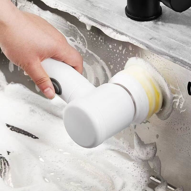 Draadloze elektrische reinigingsborstel: multifunctioneel voor keuken en badkamer