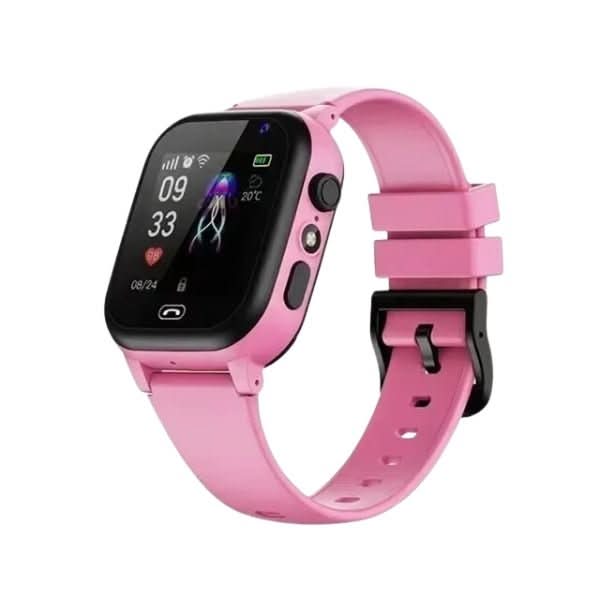 GPS-smartwatch voor kinderen met live-locatietracker, videochat, nood-SOS-knop & stappenteller voor veiligheid en communicatie