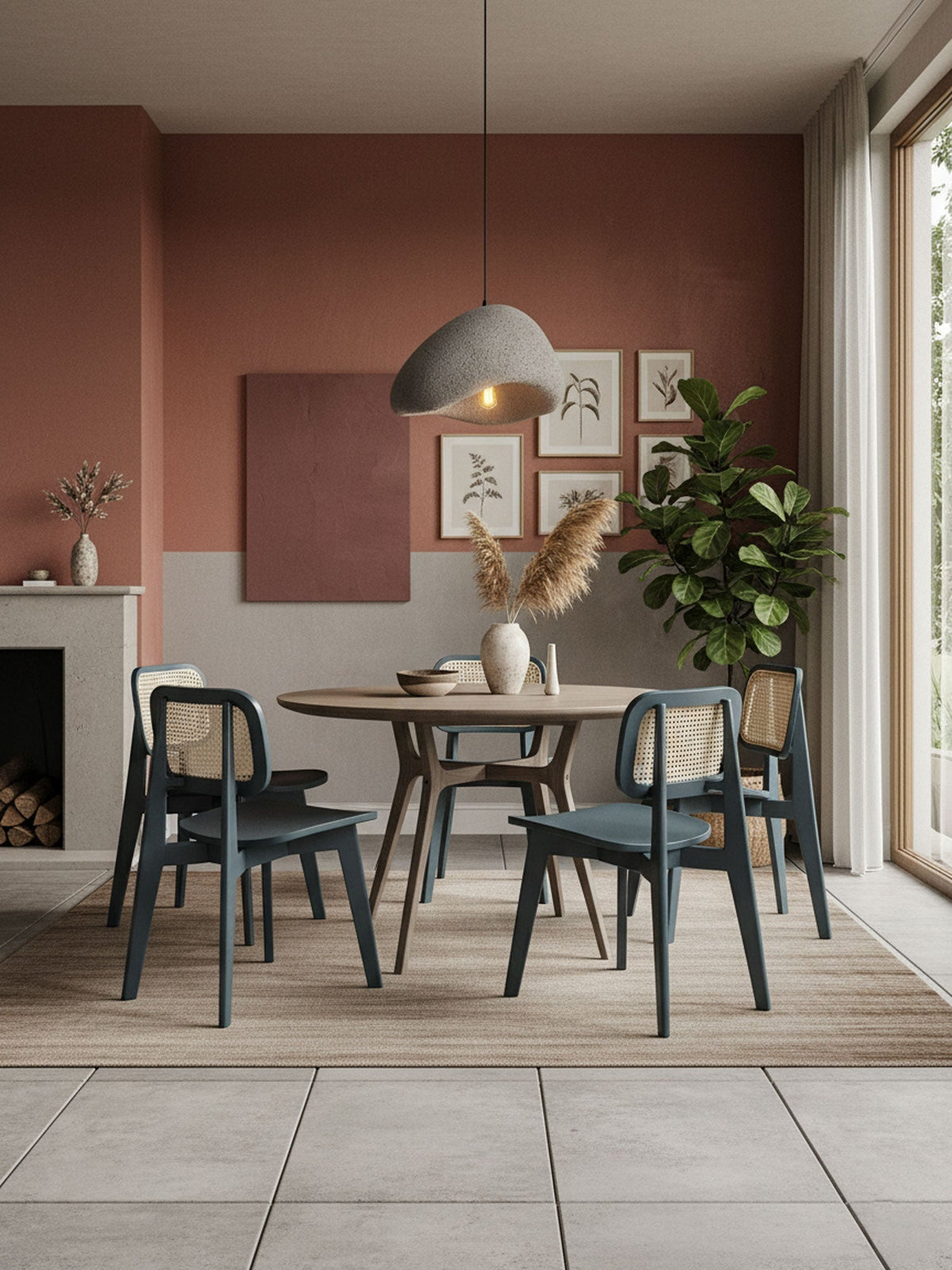 Lámpara de techo colgante esférica con altura ajustable para isla de cocina, comedor y dormitorio | Gris blanco, compatible con LED, para interiores