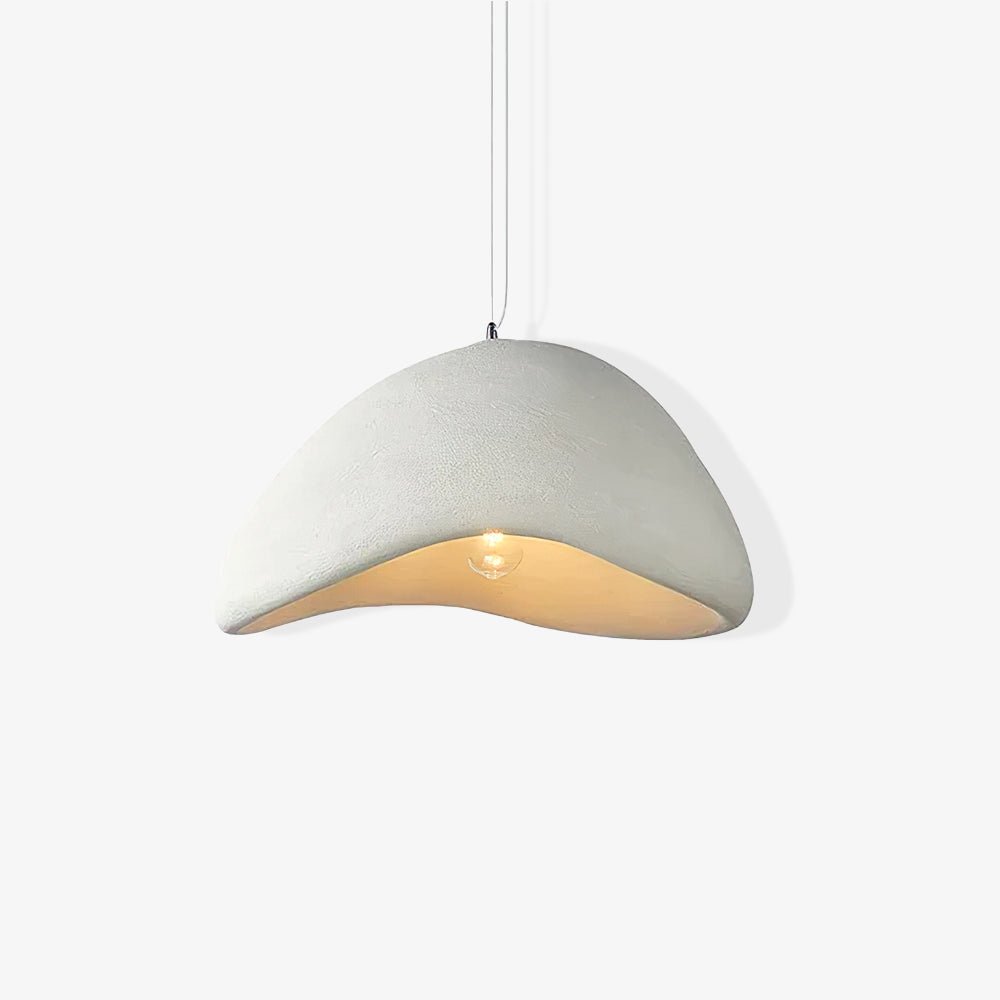 Lámpara de techo colgante esférica con altura ajustable para isla de cocina, comedor y dormitorio | Gris blanco, compatible con LED, para interiores
