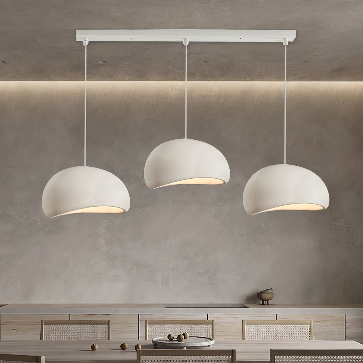 Cloud Pendant Lamp Dimmable LED Overhead Fixture Dining Room Bedroom Living Room Nursery Den Soft Glow Suspended Lighting E26 Bulb Base 12-4