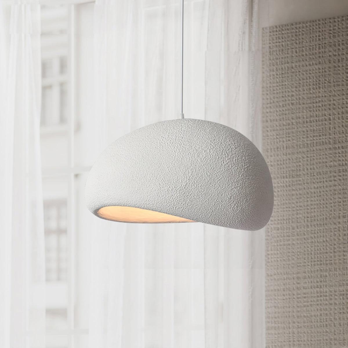 Cloud Pendant Lamp Dimmable LED Overhead Fixture Dining Room Bedroom Living Room Nursery Den Soft Glow Suspended Lighting E26 Bulb Base 12-4
