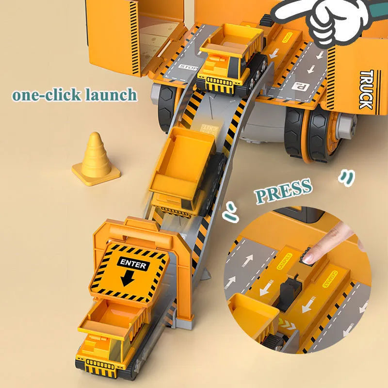 Construction Vehicle Building Set with Screwdriver Tools for Kids – STEM Learning Toy for Boys & Girls Ages 3