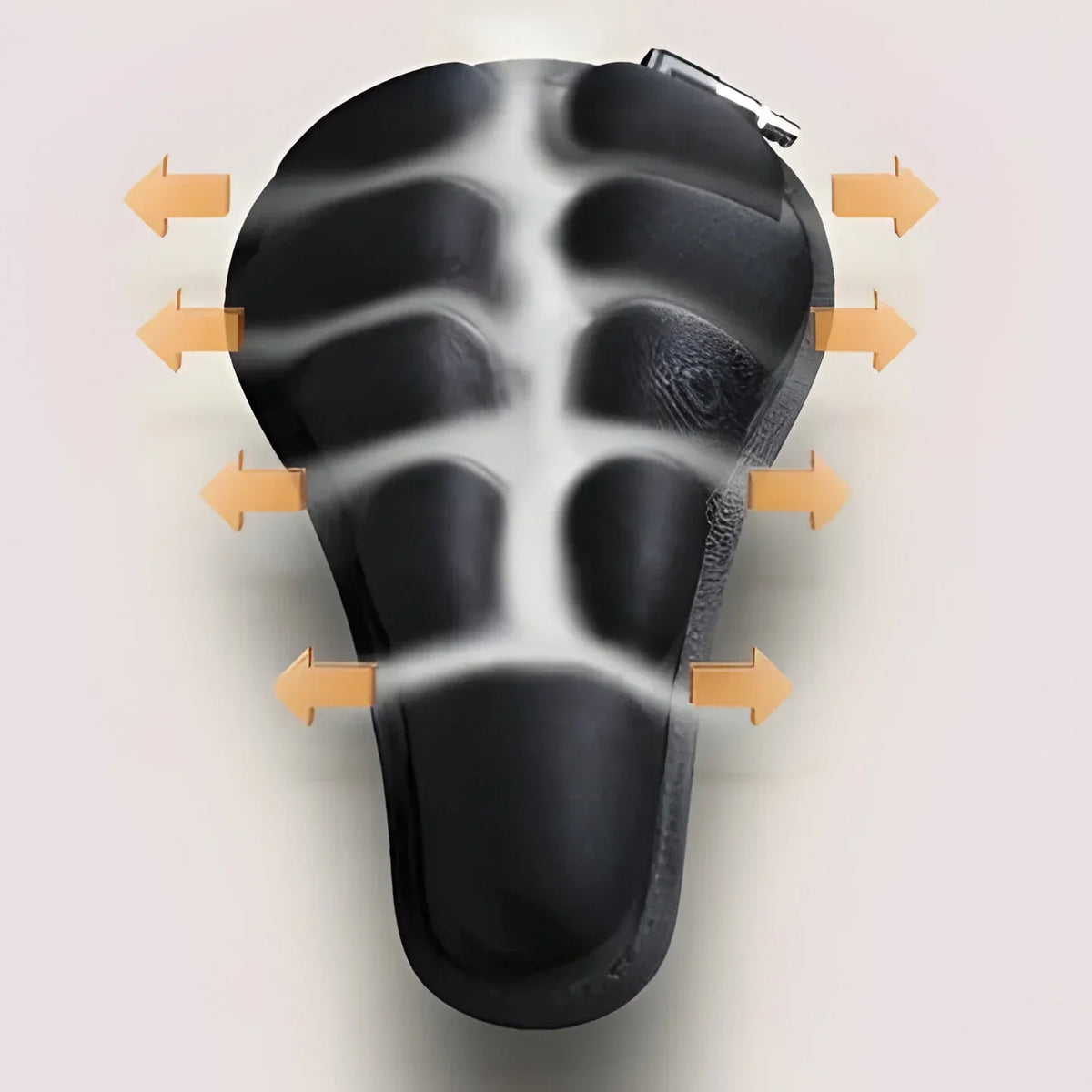 Ergonomisch opblaasbaar 3D-fietszadelkussen