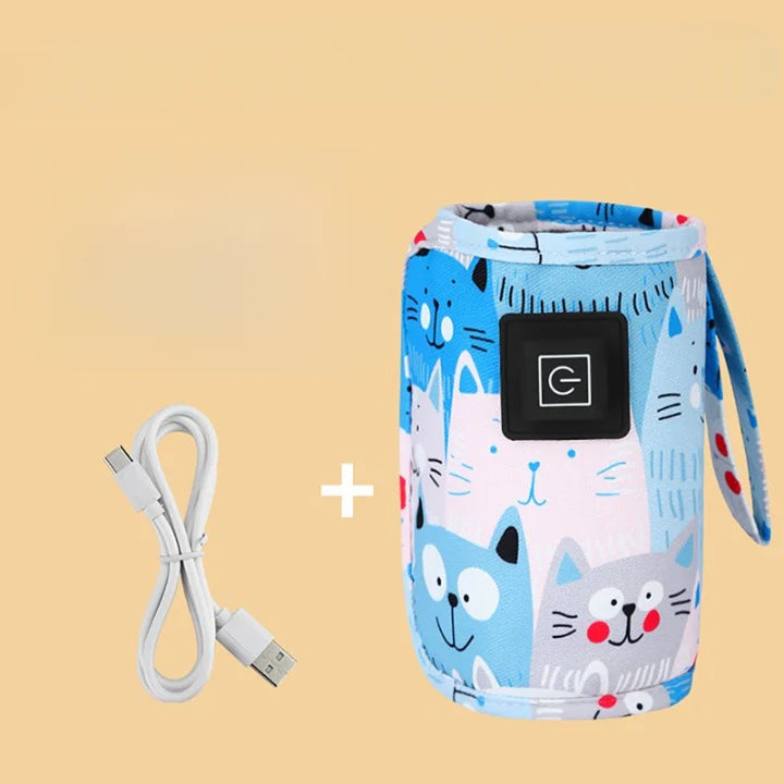 Mobiele flessenwarmer