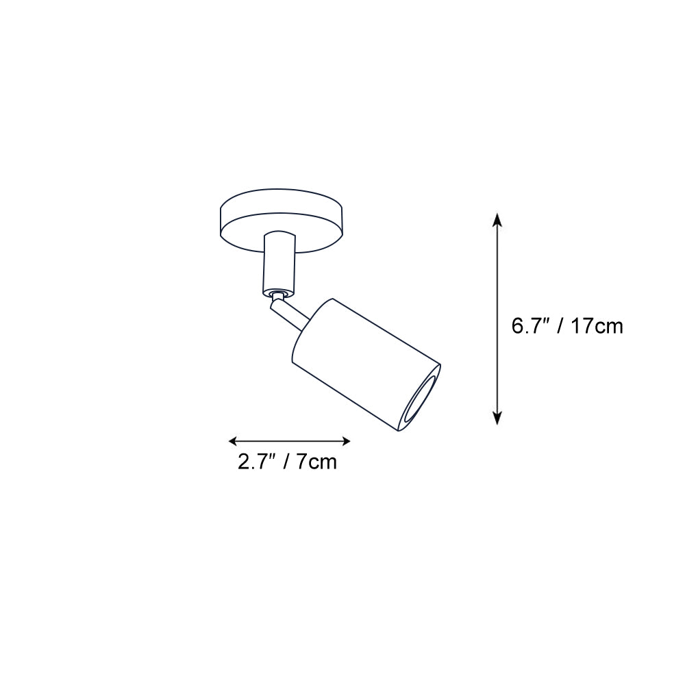 Adjustable LED Track Light Wood & Metal 39 in for Kitchen Dining Room Living Room Bedroom Modern Directional Ceiling Fixture | Thomler