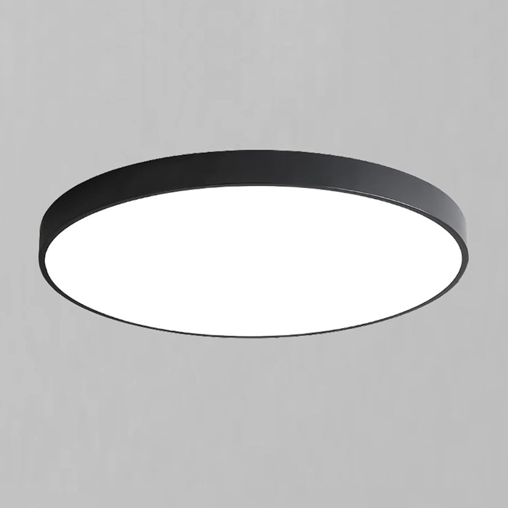 LED-Deckenleuchte rund Acryl-Panel flaches Design für Schlafzimmer Wohnzimmer Küche Flur dimmbar moderne Wohnraumbeleuchtung | Thomler