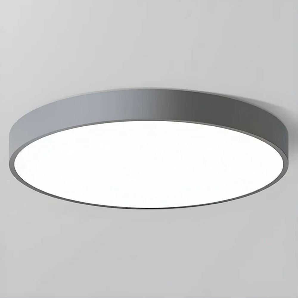 Low-Profile LED Flush Mount Light 16 Inch Round Acrylic Panel Fixture for Bedroom Living Room Kitchen Contemporary Ultra-Slim Design Energy | Thomler