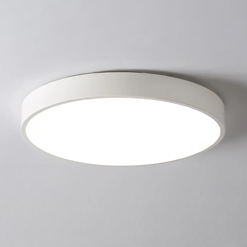 LED-Deckenleuchte rund Acryl-Panel flaches Design für Schlafzimmer Wohnzimmer Küche Flur dimmbar moderne Wohnraumbeleuchtung | Thomler
