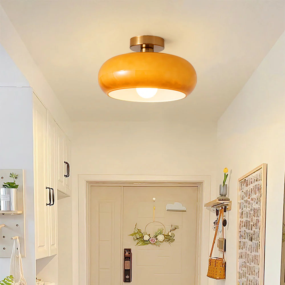 Hängende Kuppelleuchte, 11-Zoll getöntes Glas, festverdrahtete Deckenpendelleuchte für Küchen über Kochinseln, Schlafzimmer, Frühstücksecken, Industrial Farmhouse | Thomler
