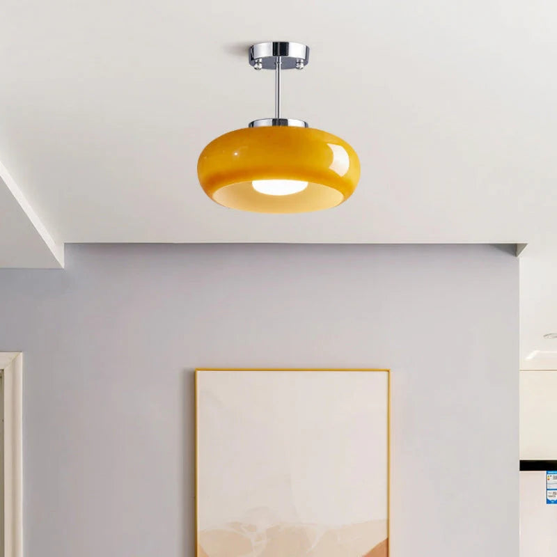 Hängende Kuppelleuchte, 11-Zoll getöntes Glas, festverdrahtete Deckenpendelleuchte für Küchen über Kochinseln, Schlafzimmer, Frühstücksecken, Industrial Farmhouse | Thomler