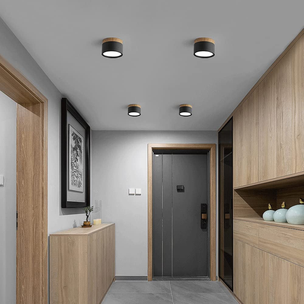 Compact Cylindrical Flush Mount LED Fixture for Residential Spaces – Aluminum Housing, Warm & Cool Temperatures, Multiple Finishes | Thomler