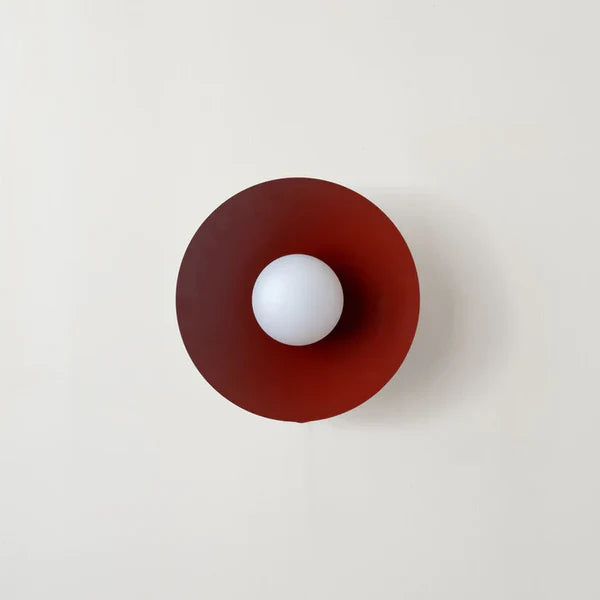 Ronde LED-plafondlamp, metaal, 32 cm diameter, platte montage voor keuken, eetkamer, slaapkamer, hal, 15 cm hoogte, modern design | Thomler