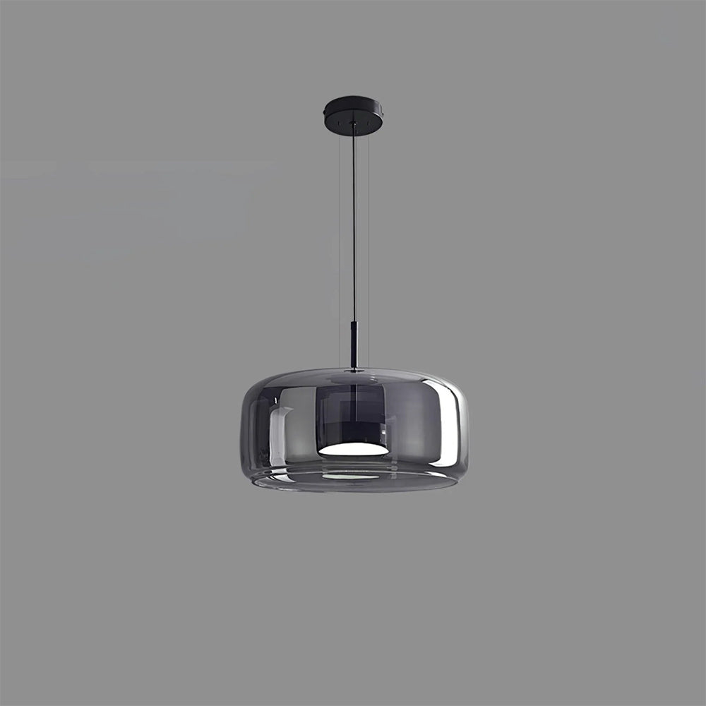 Glass Globe Ceiling Light for Kitchen Island & Dining Table – Adjustable Cord Fixture with Tinted Shade in 5 Sizes | Thomler