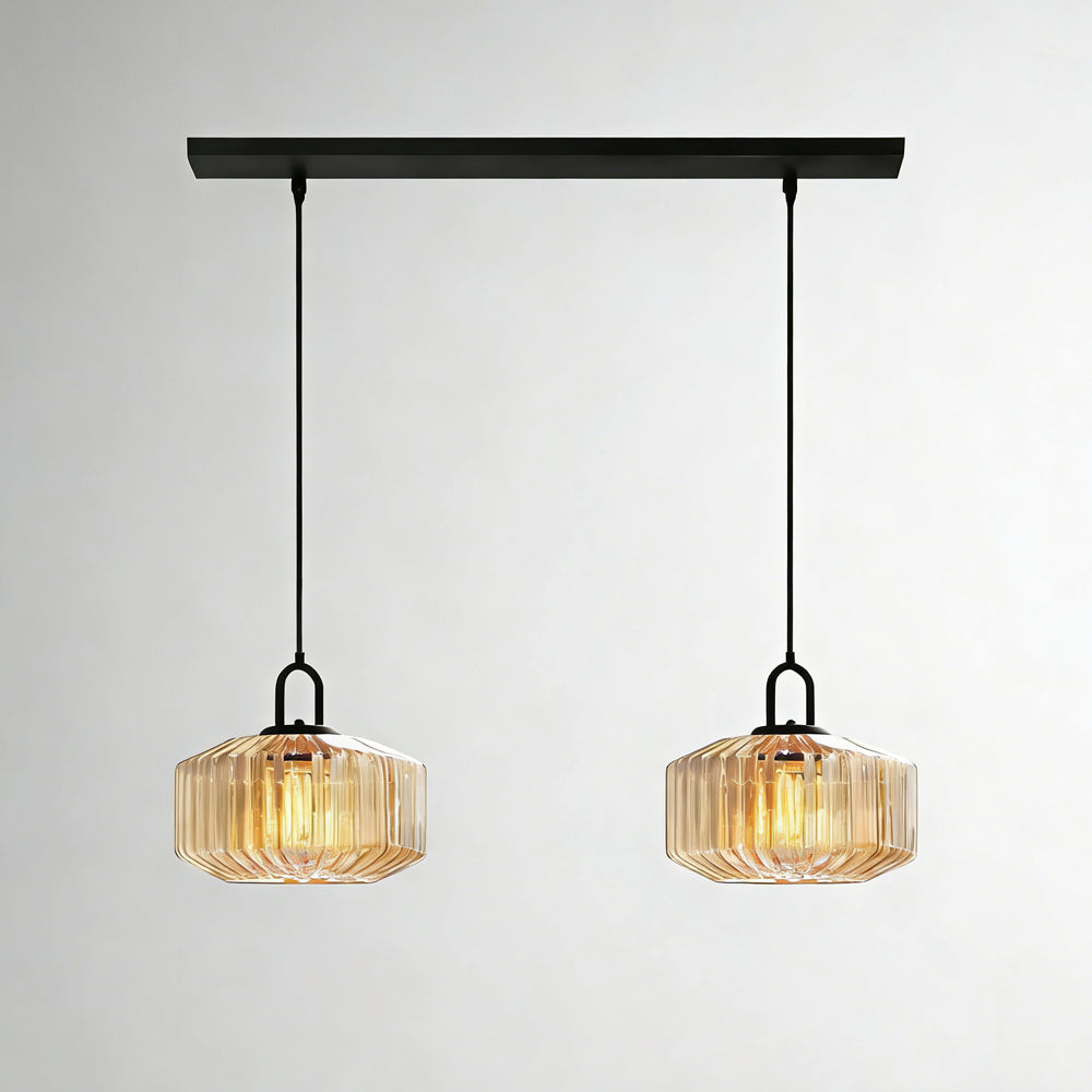 Handblown Glass Pendant Light Fixture 11 Inch Diameter for Kitchen Dining Room Hallway Living Room Bedroom LED Ceiling Light | Thomler