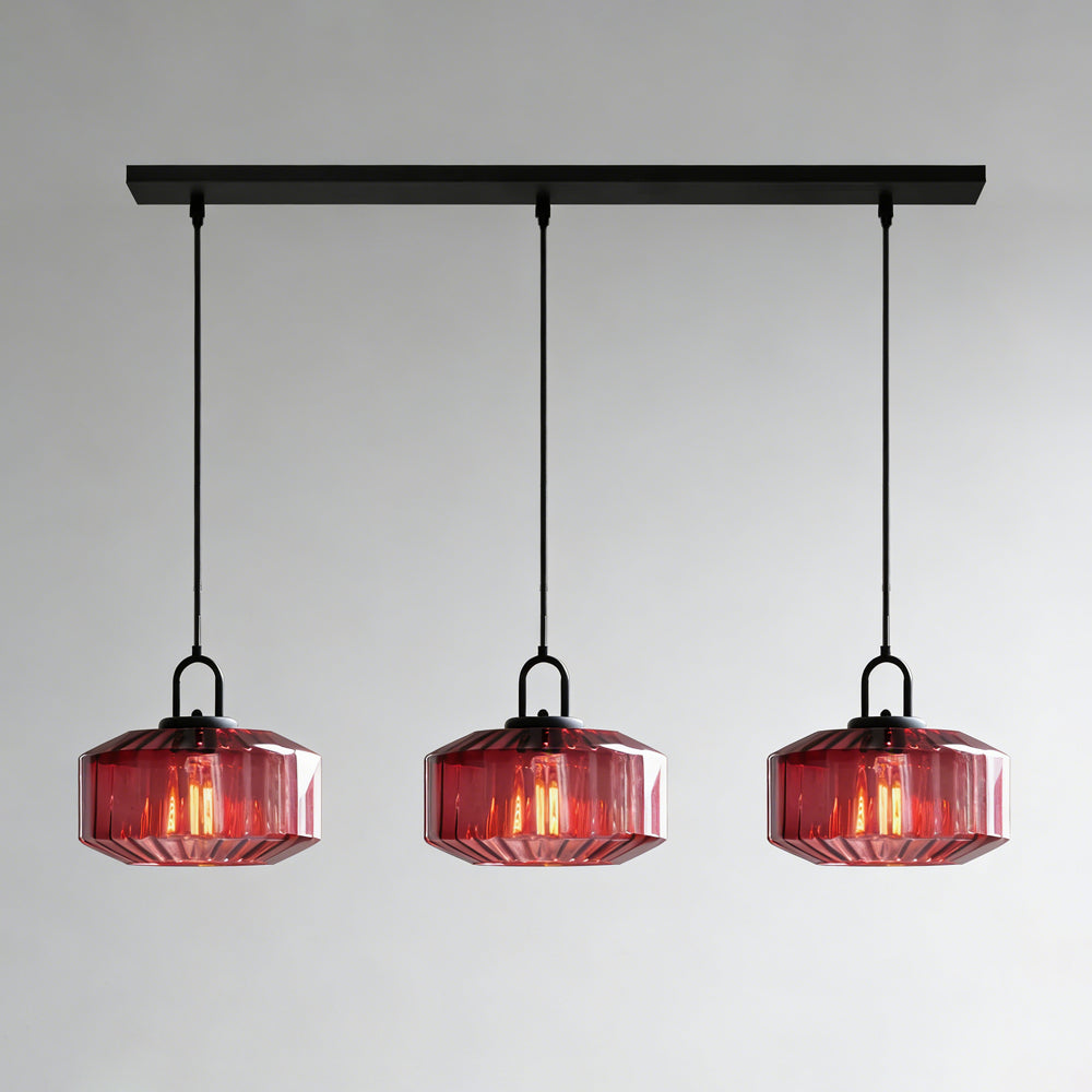 Handblown Glass Pendant Light Fixture 11 Inch Diameter for Kitchen Dining Room Hallway Living Room Bedroom LED Ceiling Light | Thomler