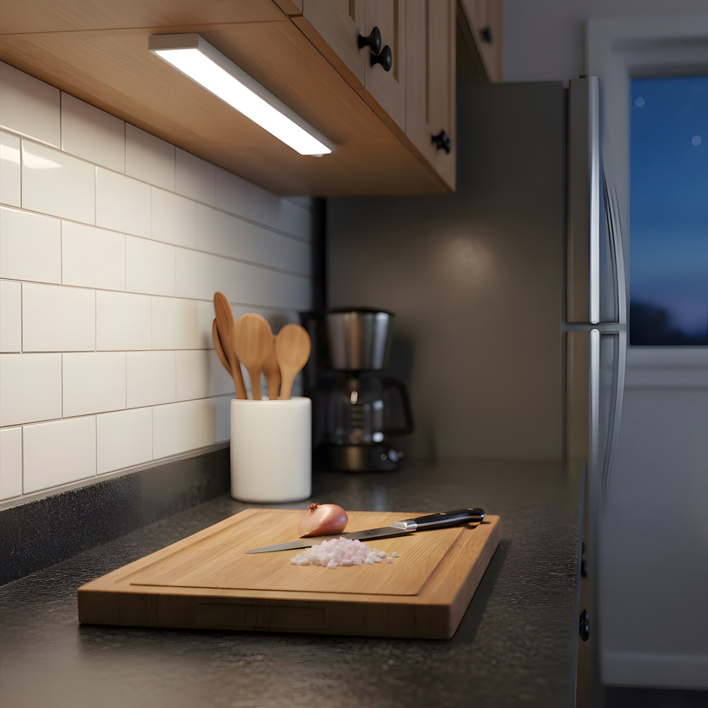 Rechargeable Cordless LED Strip Light for Cabinets, Closets & Hallways – Battery Powered Stick-On Under Cabinet Lighting for Kitchen, Bedroo | Thomler