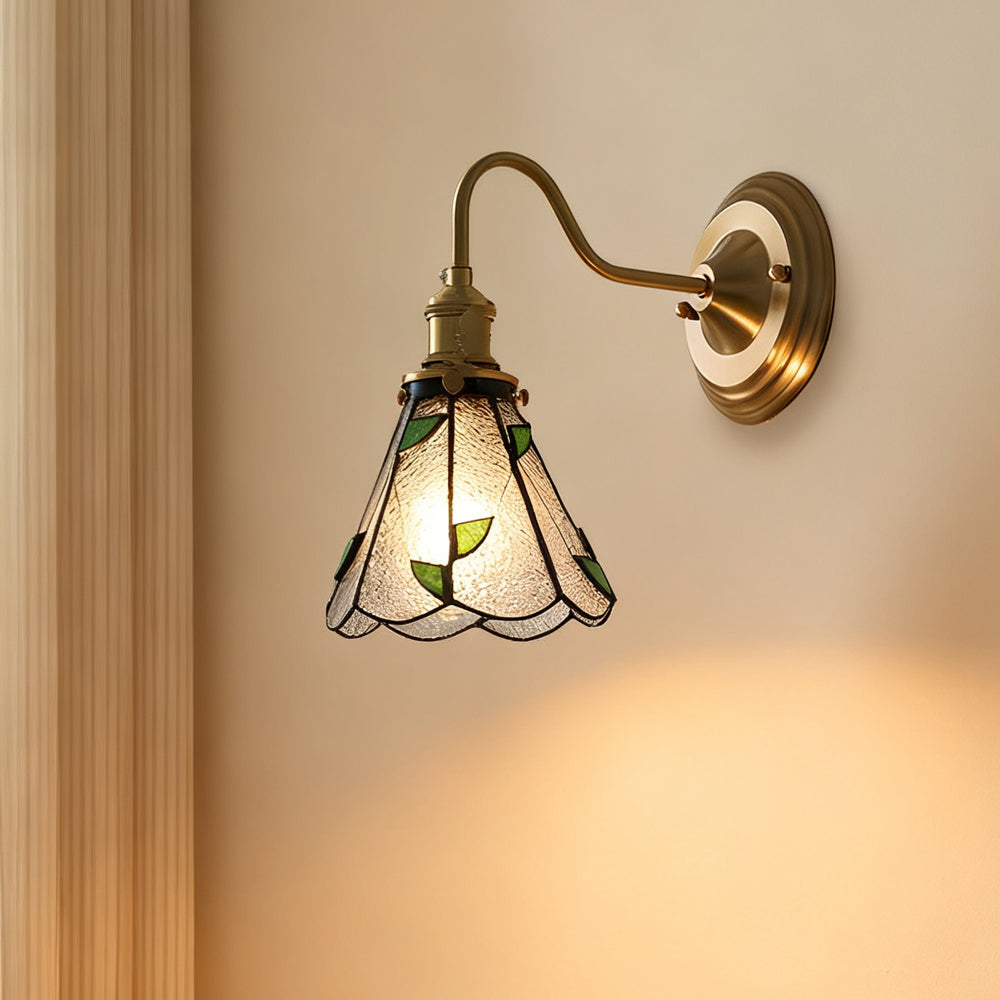 Indoor Sconce Light Metal & Glass 10 Inch Vintage Style for Entryway Corridor Bedroom Dining Room Home Accent Fixture | Thomler