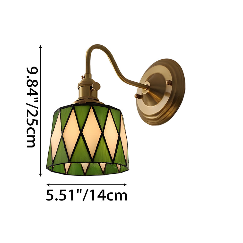 Indoor Sconce Light Metal & Glass 10 Inch Vintage Style for Entryway Corridor Bedroom Dining Room Home Accent Fixture | Thomler