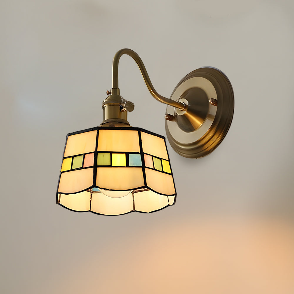 Indoor Sconce Light Metal & Glass 10 Inch Vintage Style for Entryway Corridor Bedroom Dining Room Home Accent Fixture | Thomler