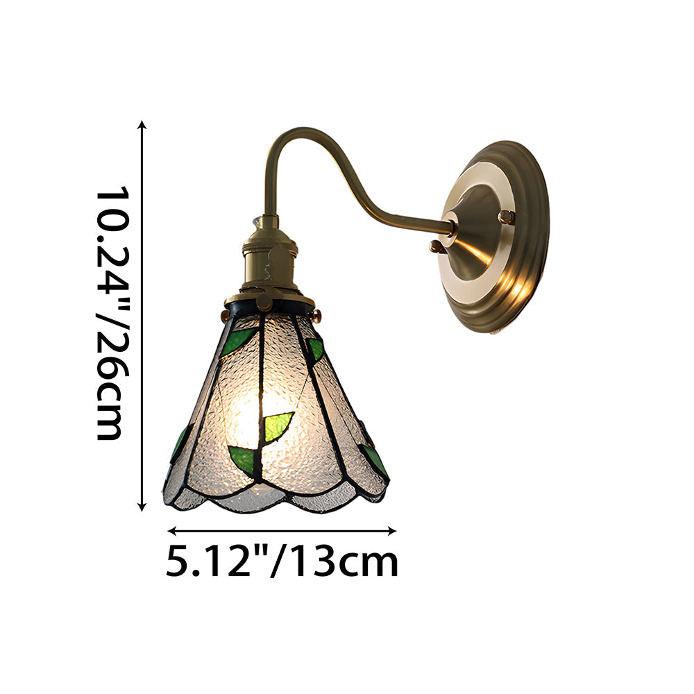 Indoor Sconce Light Metal & Glass 10 Inch Vintage Style for Entryway Corridor Bedroom Dining Room Home Accent Fixture | Thomler