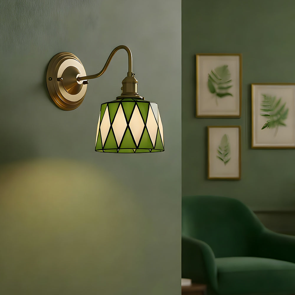 Indoor Sconce Light Metal & Glass 10 Inch Vintage Style for Entryway Corridor Bedroom Dining Room Home Accent Fixture | Thomler