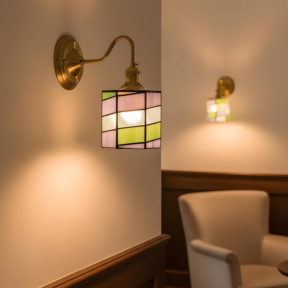 Indoor Sconce Light Metal & Glass 10 Inch Vintage Style for Entryway Corridor Bedroom Dining Room Home Accent Fixture | Thomler