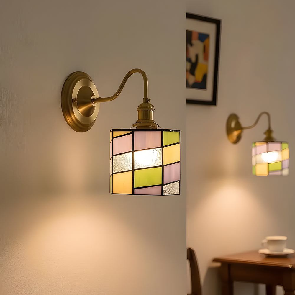 Indoor Sconce Light Metal & Glass 10 Inch Vintage Style for Entryway Corridor Bedroom Dining Room Home Accent Fixture | Thomler