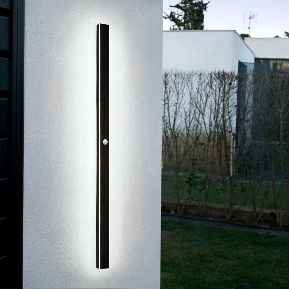 Linear LED Outdoor Sconce 79 Inch Waterproof Metal Wall Light for Patio Garden Facade Pathway Modern Exterior Minimalist Architecture Fixtur | Thomler